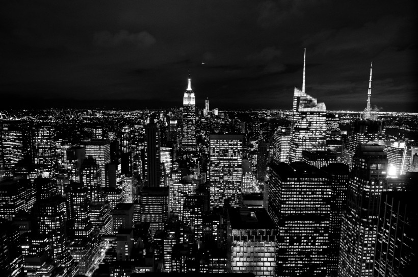 美国纽约城市夜景图片(13张)
