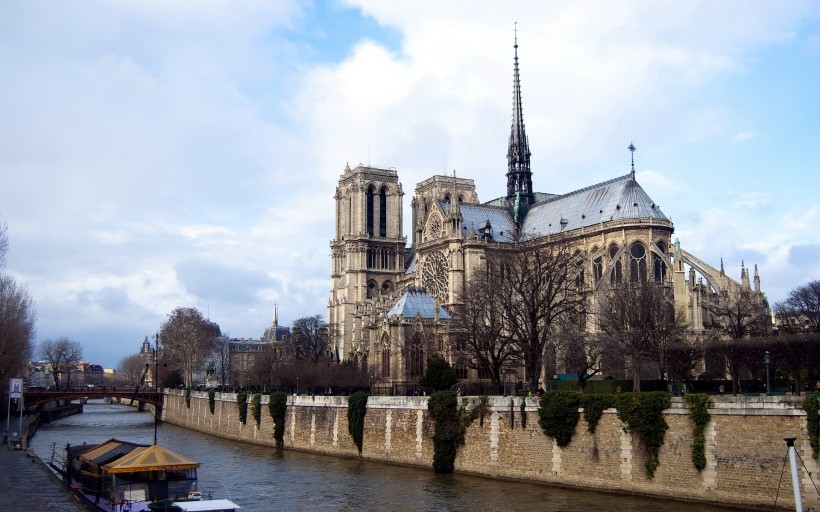 华丽肃静的巴黎圣母院图片(20张)