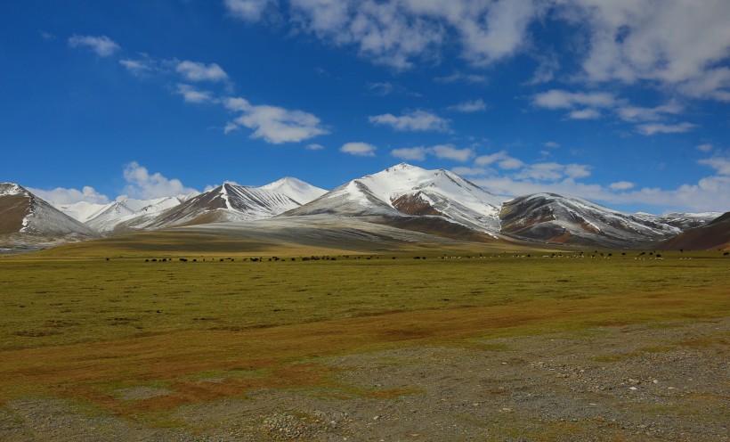 西藏念青唐古拉山脉风景图片(18张)