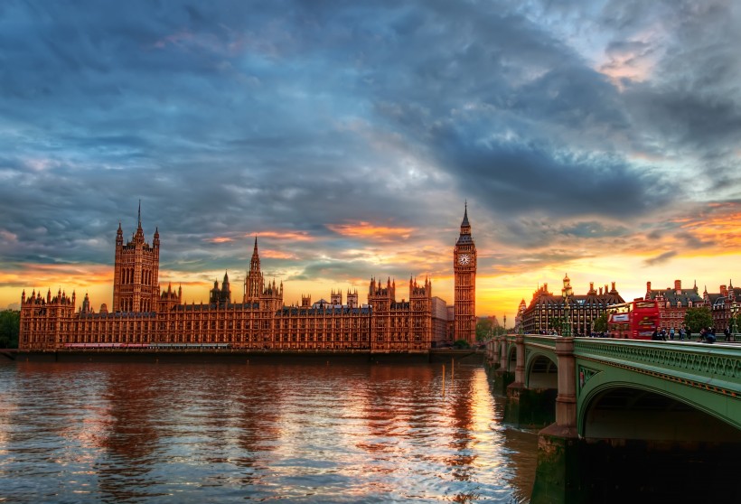 英国威斯敏斯特宫远景图片(7张)