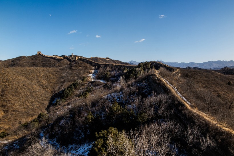 北京蟠龙山长城风景图片(30张)