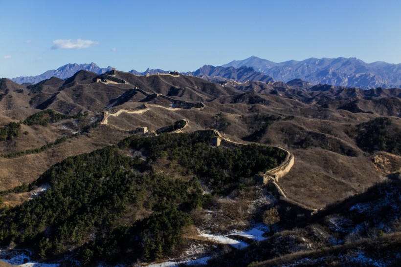 北京蟠龙山长城风景图片(30张)