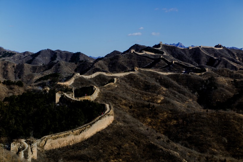 北京蟠龙山长城风景图片(30张)