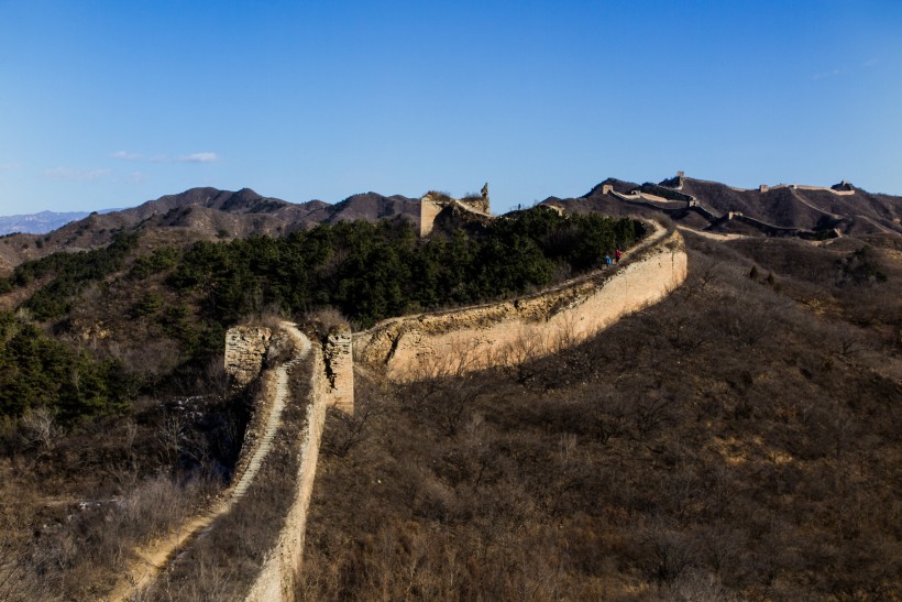 北京蟠龙山长城风景图片(30张)