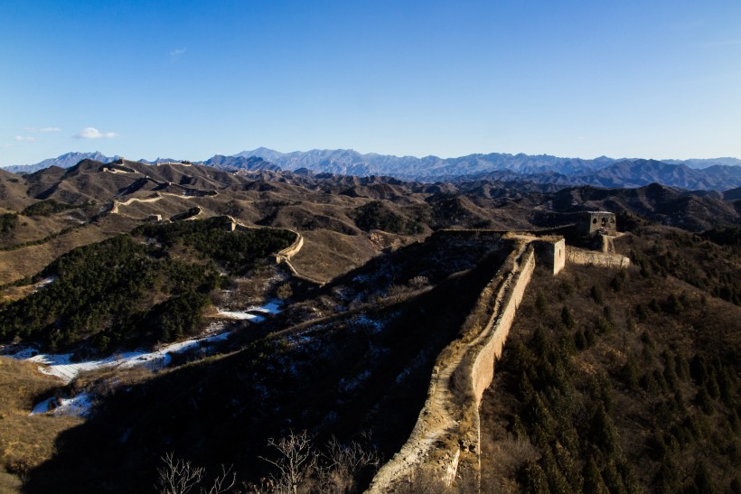 北京蟠龙山长城风景图片(30张)