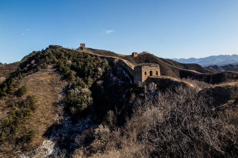 北京蟠龙山长城风景图片(30张)