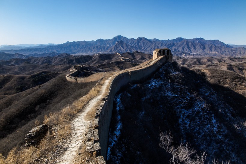 北京蟠龙山长城风景图片(30张)