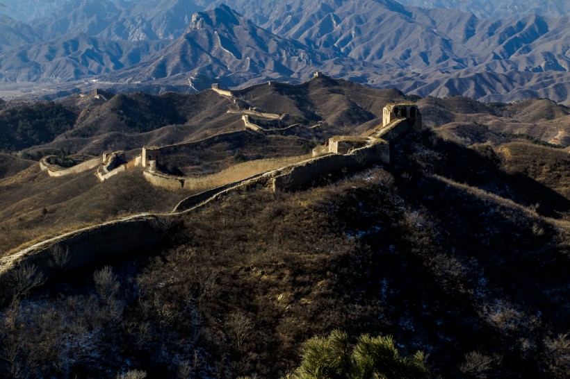 北京蟠龙山长城风景图片(30张)