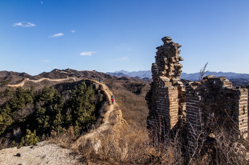 北京蟠龙山长城风景图片(30张)