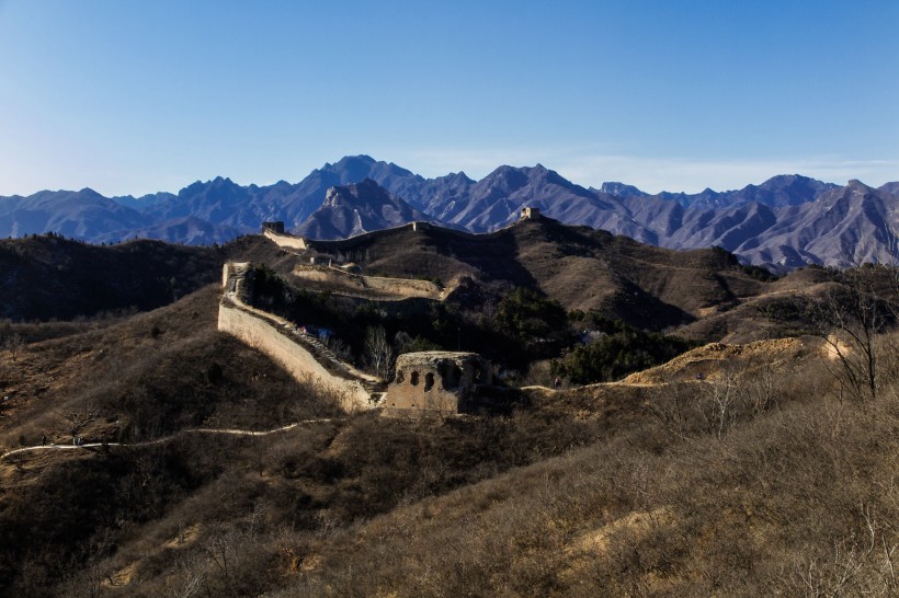 北京蟠龙山长城风景图片(30张)