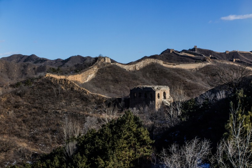 北京蟠龙山长城风景图片(30张)