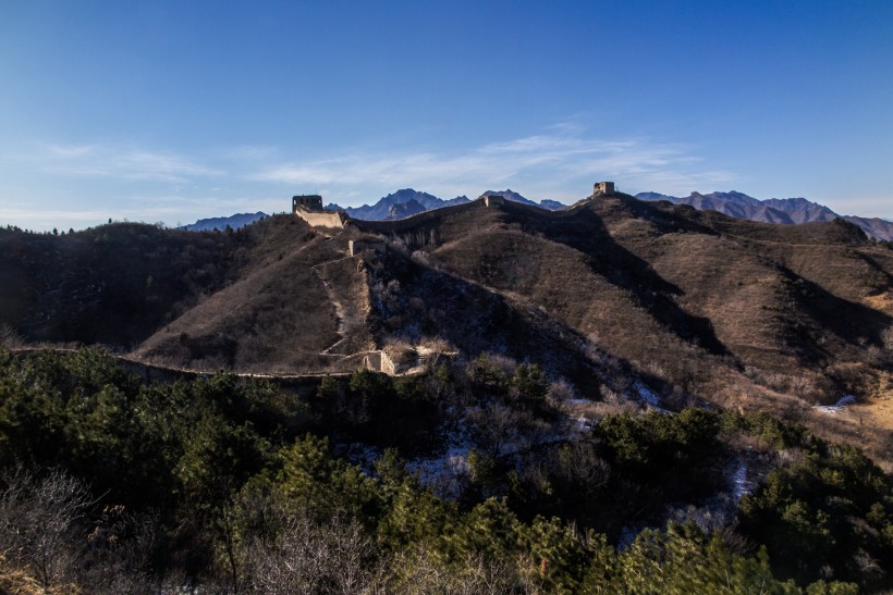 北京蟠龙山长城风景图片(30张)