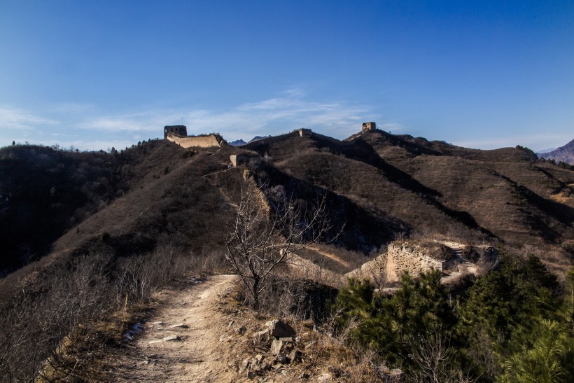 北京蟠龙山长城风景图片(30张)