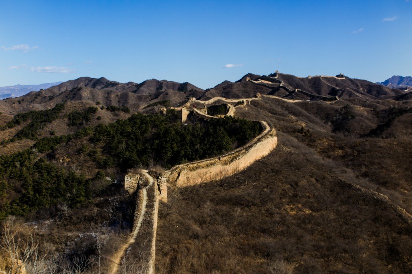 北京蟠龙山长城风景图片(30张)