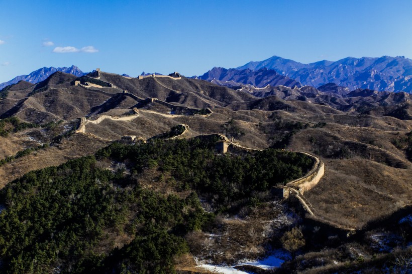 北京蟠龙山长城风景图片(30张)