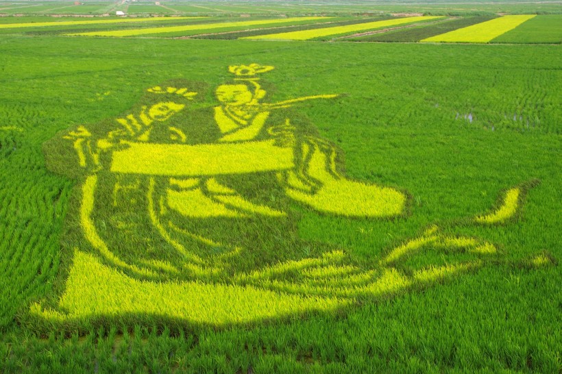 辽宁盘锦红海滩风景图片(9张)