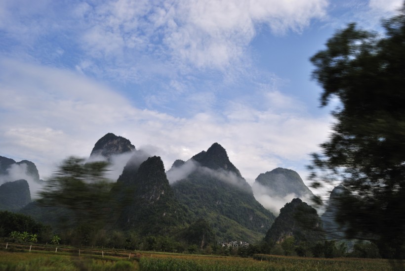 广西盘阳河风景图片(10张)