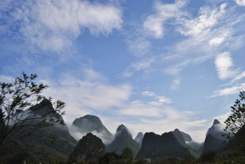 广西盘阳河风景图片(10张)