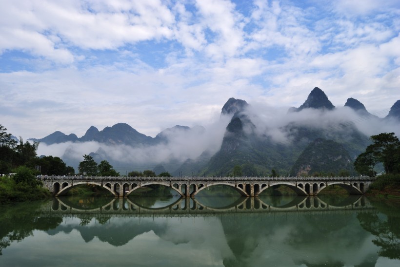 广西盘阳河风景图片(10张)