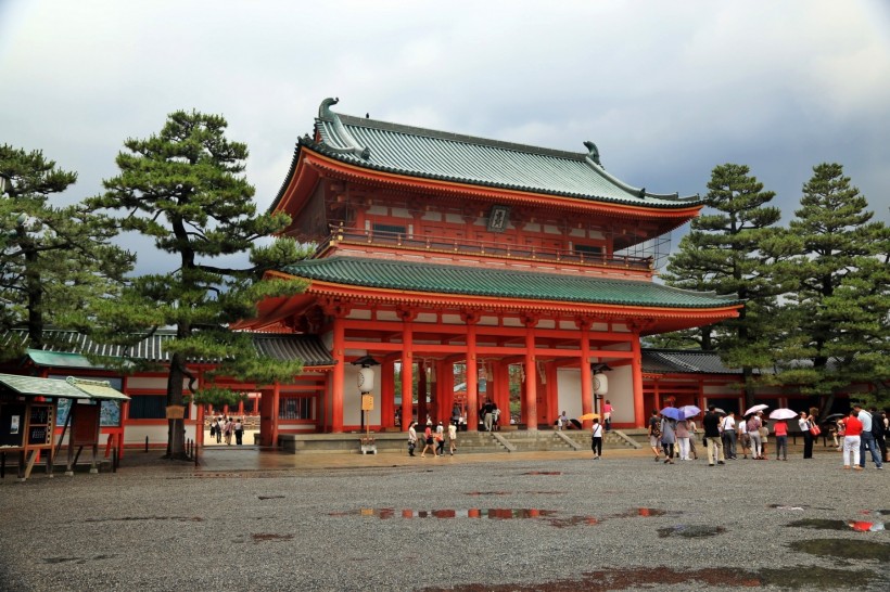 日本平安神宫风景图片(11张)