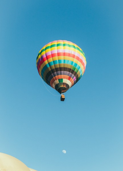 飞上天的热气球图片(11张)