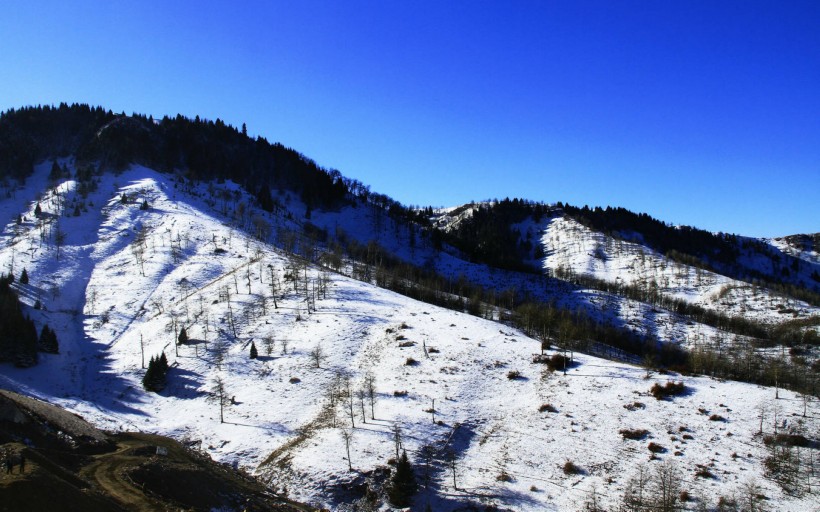 新疆昌吉奇台雪山风景图片(11张)
