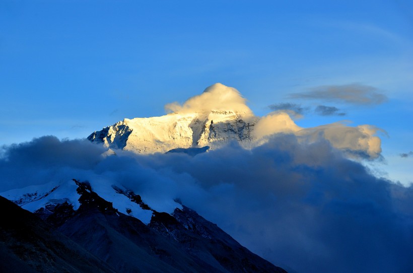 西藏珠穆朗玛峰风景图片(7张)