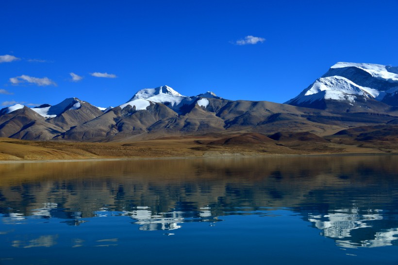 西藏拉昂错湖风景图片(14张)