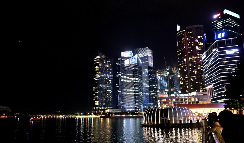 新加坡城市夜景图片(11张)