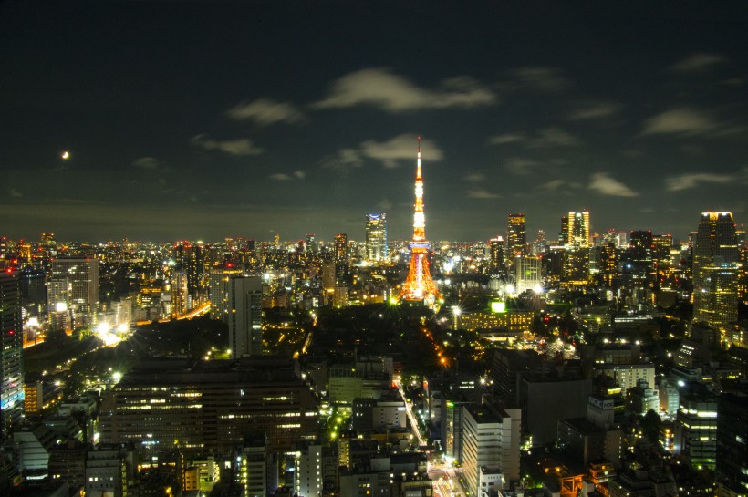 日本东京的夜景图片(11张)