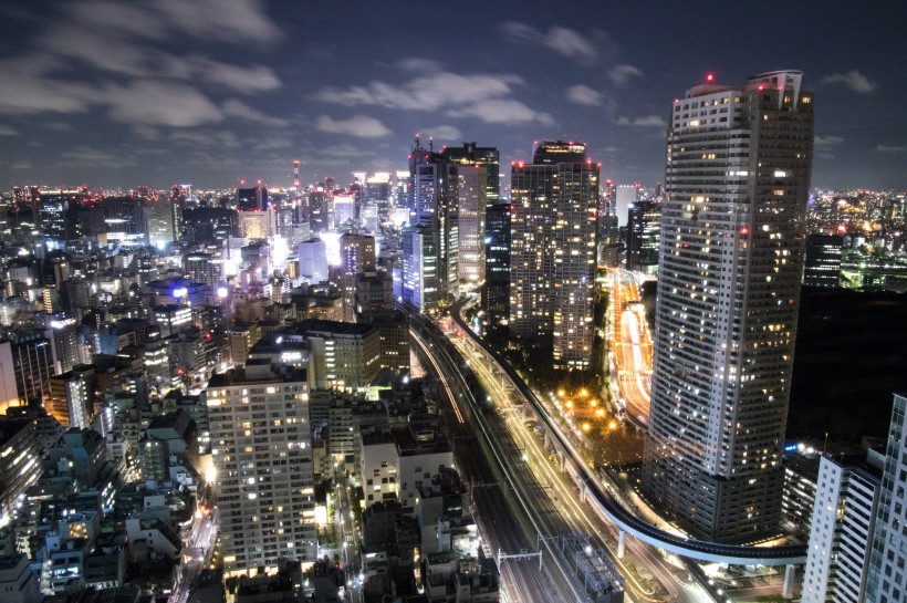 日本东京的夜景图片(11张)