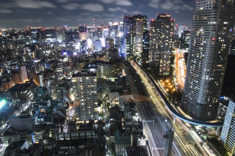 日本东京的夜景图片(11张)