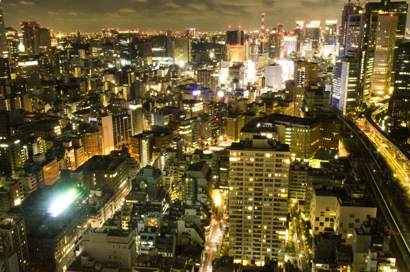 日本东京的夜景图片(11张)