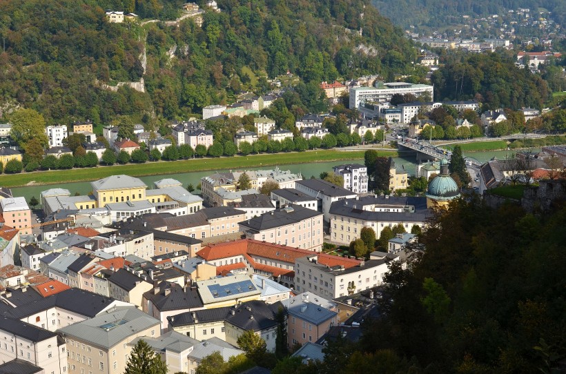 奥地利萨尔茨堡城堡风景图片(12张)