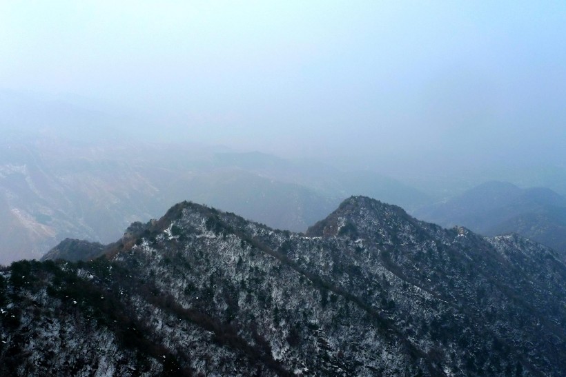 陕西蓝田三凤山风景图片(6张)