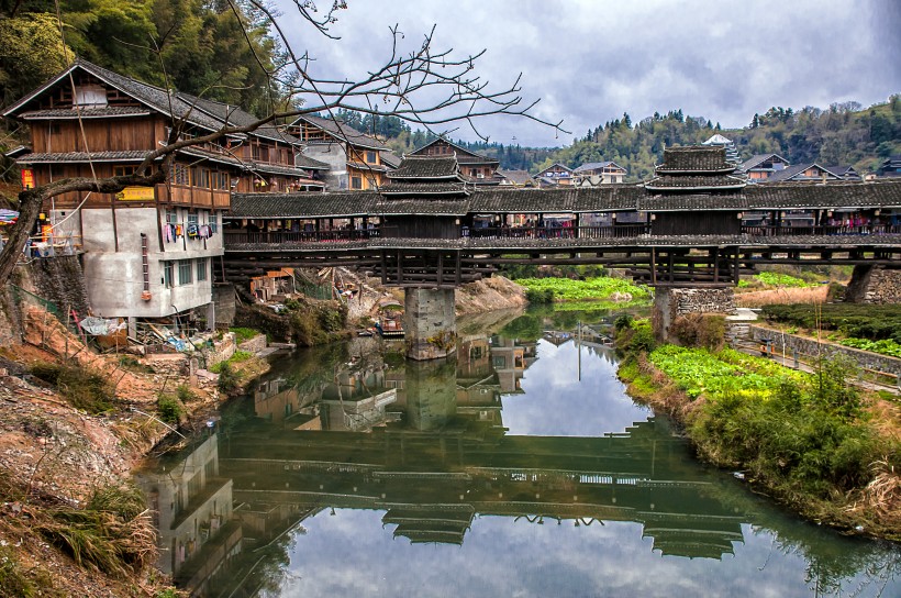 三江程阳风雨桥图片(11张)