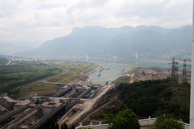 湖北三峡大坝风景图片(10张)