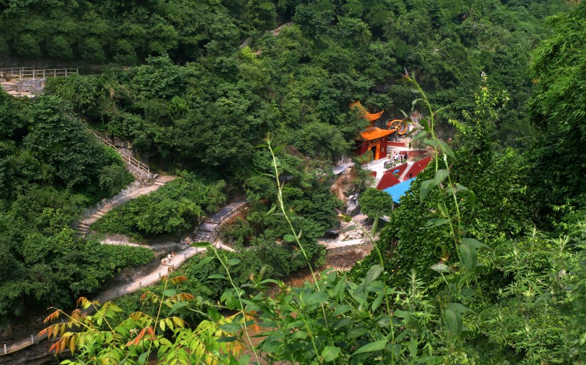 湖北宜昌三游洞风景图片(21张)