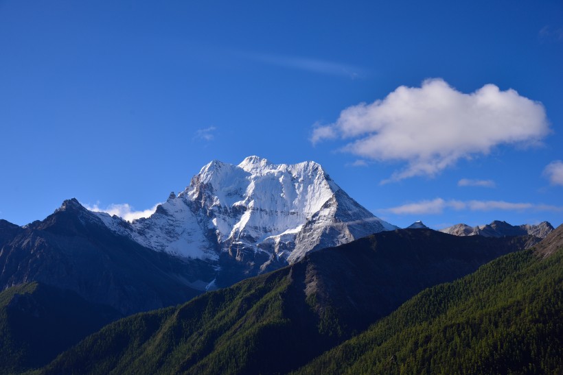 盛夏的四川稻城亚丁风景图片(23张)