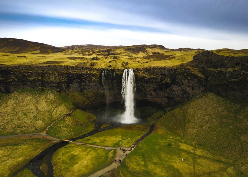 冰岛共和国塞里雅兰瀑布图片(10张)