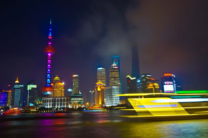 上海外滩夜景图片(6张)
