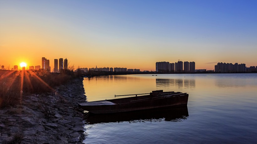 山西晋阳湖风景图片(18张)