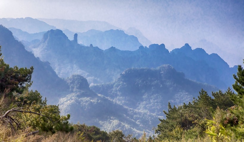 山西陵川王莽岭风景图片(7张)