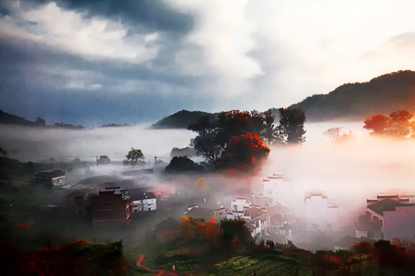 石城迷雾风景图片(7张)