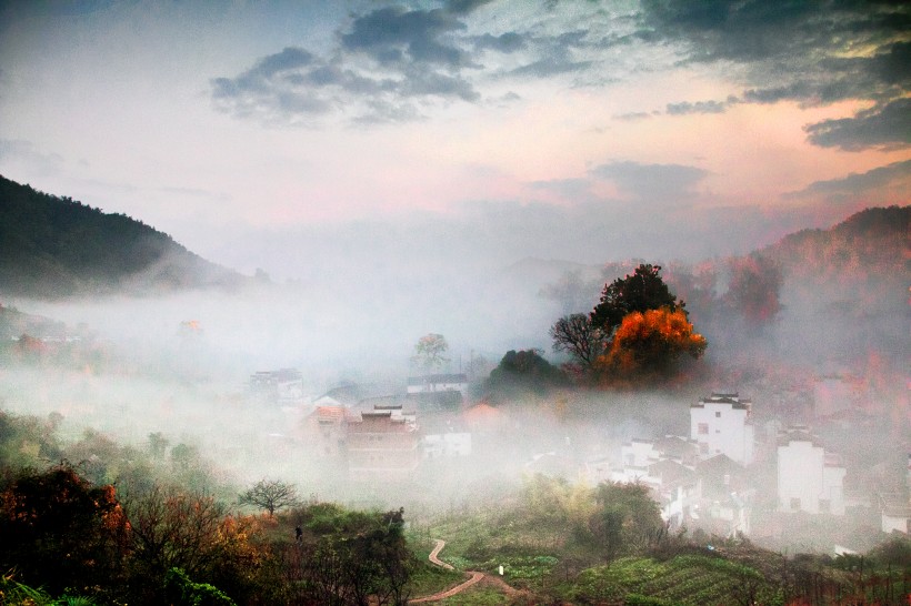 石城迷雾风景图片(7张)