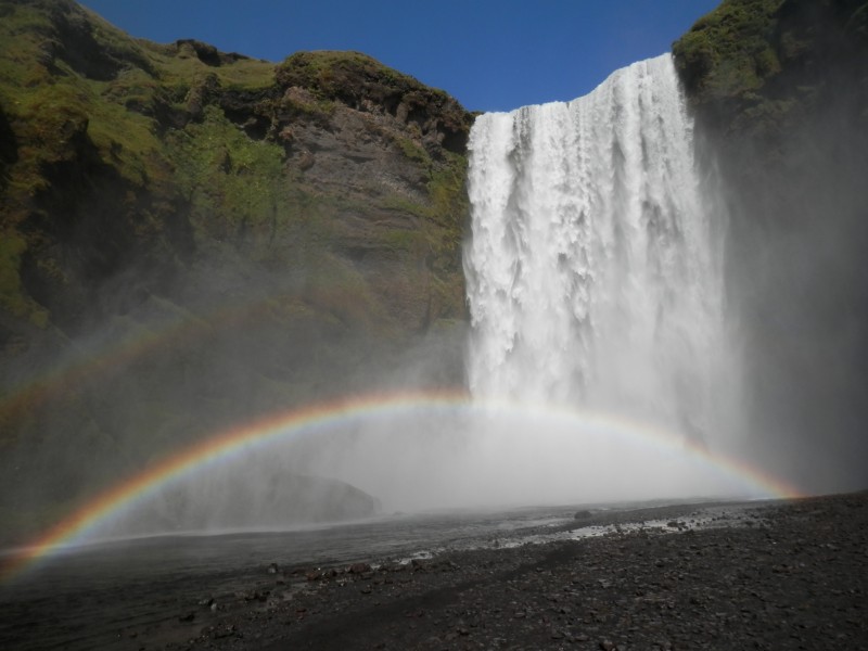 冰岛共和国斯科加瀑布图片(10张)