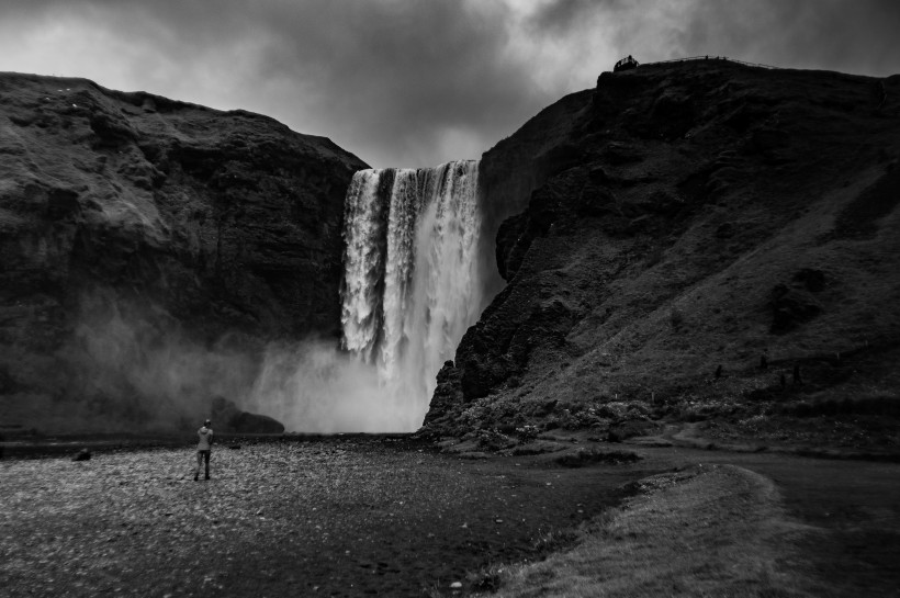 冰岛共和国斯科加瀑布图片(9张)