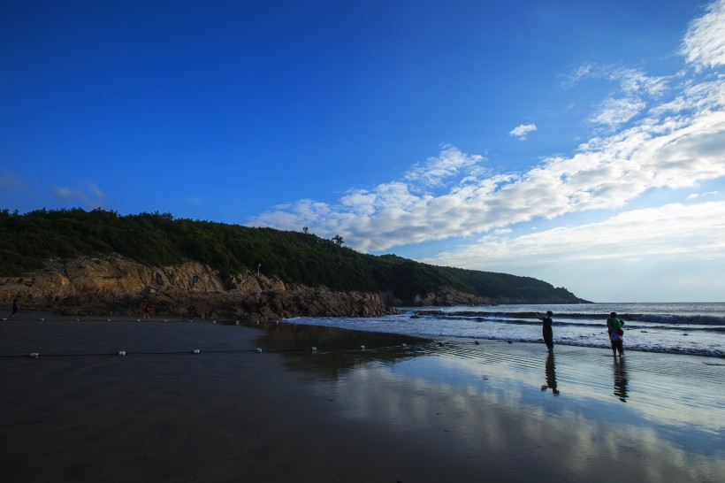 浙江宁波松兰山海滨风景图片(18张)