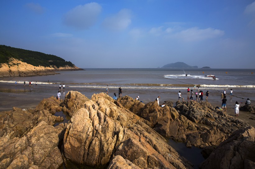 浙江宁波松兰山海滨风景图片(18张)