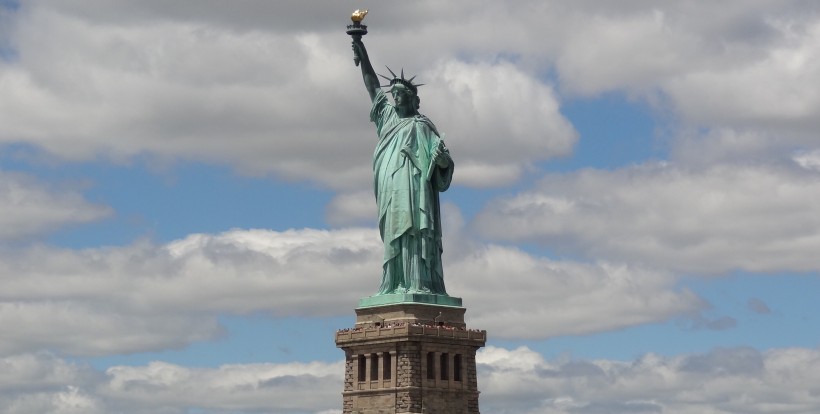 美国纽约的自由女神像图片(14张)